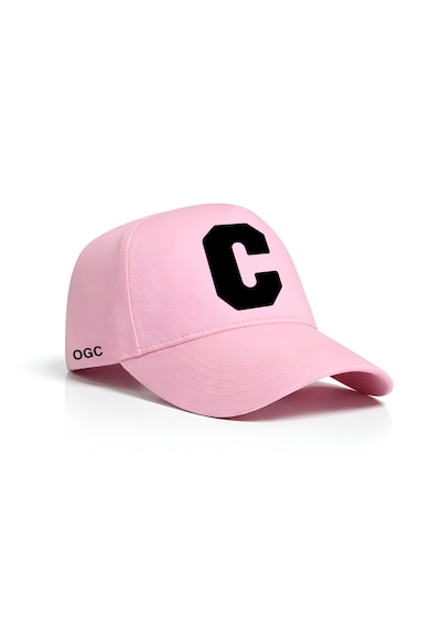 Ogc C Harfi Unisex Şapka Pembe