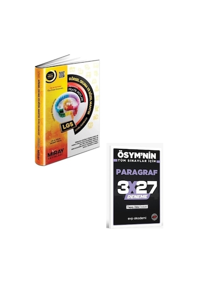 Miray 2027 8. Sınıf Görsel Okuma Ve Sözel Mantık Konu Özetli Soru Bankası+ Evp Akademi Paragraf