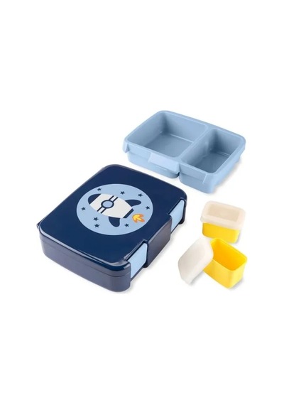 Skip Hop Spark Style Bento Beslenme Kutusu Roket Şeffaf