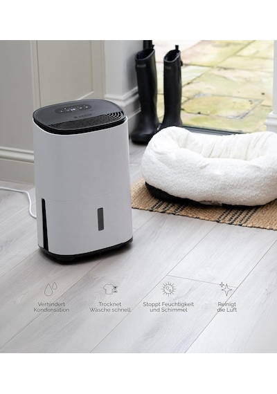 Meacodry Arete One 6l Nem Alma Ve Hava Temizleyici / Kompakt, Ultra Sessiz 32db / Küçük Odalar Ve Daireler İçin Diğer
