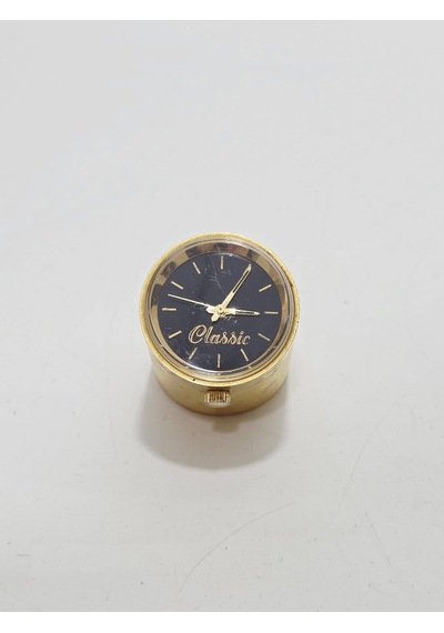 Classic Antika Kağıt Ağırlığı Kurmalı Masa Saati 31mm Çok Renkli