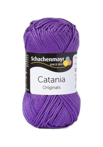 Schachenmayr Catania Pamuk Amigurumi El Örgü İpi İpliği Yünü 113 Lavanta