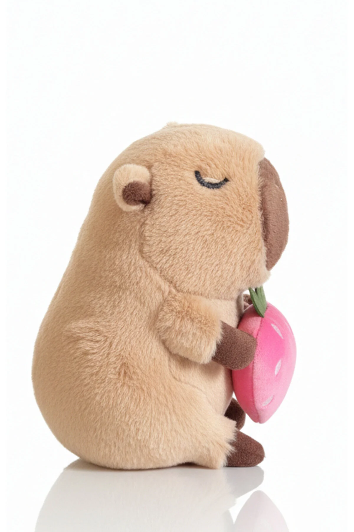 Capybara Çilekli Seri 35 Cm - Koleksiyon & Yumuşacık Acı Kahverengi