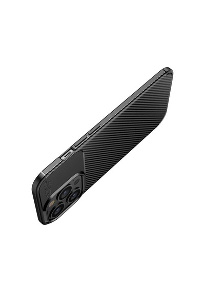 Apple Uyumlu iPhone 13 Pro Kılıf Zore Negro Silikon Kapak Kahverengi