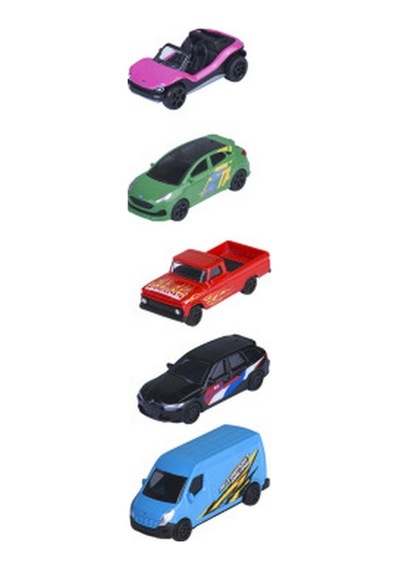 Majorette Street Cars 5'li Araç Seti Çok Renkli