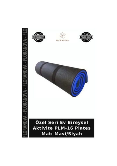 Özel Seri Ev Bireysel Aktivite Plm-16 Plates Matı Mavi/siyah Mavi - Siyah