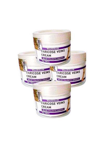 Varicose Vein Defense Cream 100 Ml West Month Bacak Kremi 4 Adet