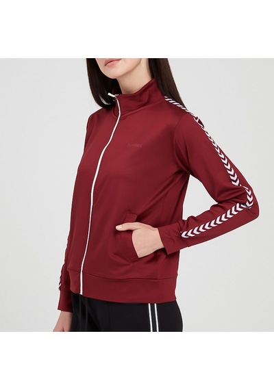 Hummel Zip Genevas Kadın Bordo Ceket Bordo