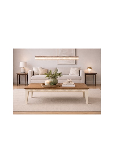 Maya Gold Detaylı Modern Orta Sehpa Ahşap Salon Sehpası Meşe-krem Maya Gold Detaylı Modern Orta Sehpa Ahşap Salon Sehpası Meşe-krem
