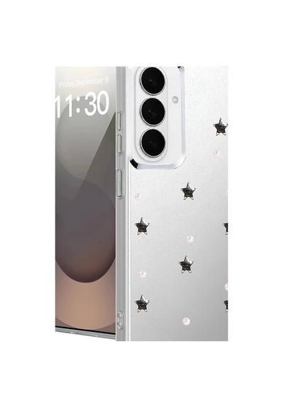 Samsung Uyumlu Galaxy S26 Fiyonk Desenli Kapak - Desen 7 Evimdeyokyok Şeffaf