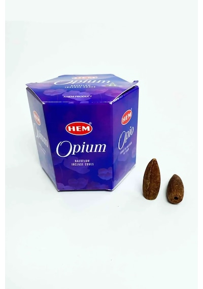 Tedar 10 Adet Geri Akış Backflow Şelale Tütsü Konisi Tütsü Back Opium Gül Najmaddin