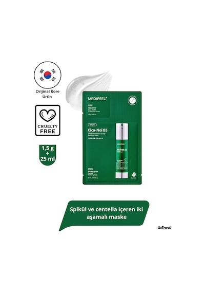 Medipeel Phyto Cica-nol B5 3000 Shot Serum 2 Step Mask 1,5 G + 25 Ml 1 Adet