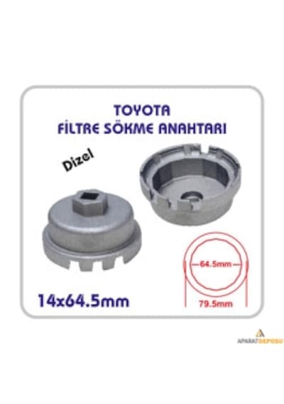 Toyota Dizel - Yağ Filtre Sökme Anahtarı