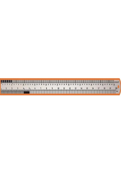 Rubenis Jr-50 Standart Cetvel Çelik 50 CM 2'li Paket