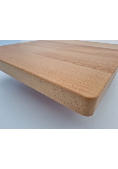 Bintaşmobilya Kayın Kütük Cafe Masa Üstü Tablası 60X60.Cm
