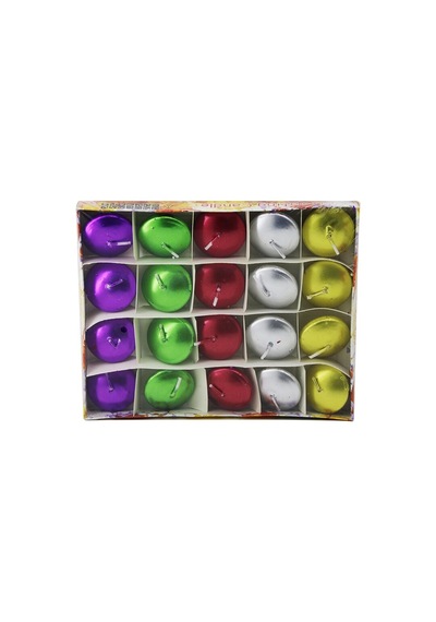 Lunaev 20pcs Suda Yüzen Mum Beyaz - Renkli 1 Kg