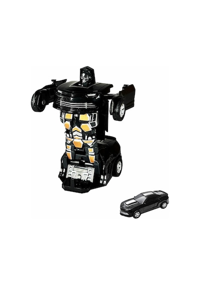 Robota Dönüşen Araba 3+ Yaş 1:32 Ölçekli Camaro Sürtmeli Araba 13 Cm