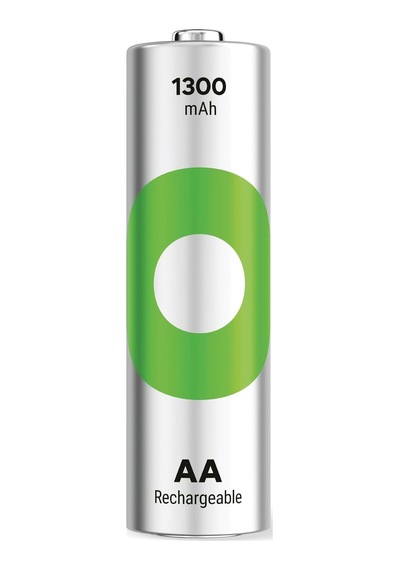 Gp Batteries Recyko 1300 Aa Kalem Ni-mh Şarjlı Pil, 1.2 Volt, 4'lü Kart