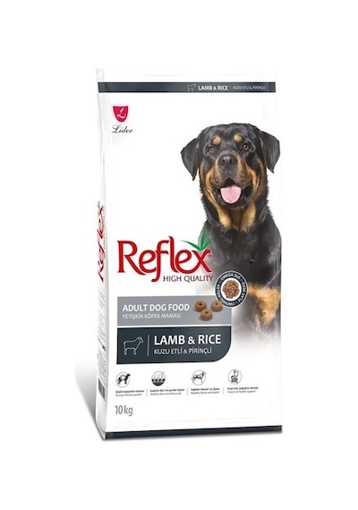 Reflex Kuzulu ve Pirinçli Yetişkin Köpek Maması 10 KG