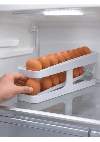 Lb Yumurta Düzenleyici Organizer Buzdolabı İçin Yer Tasarruflu Saklama Rafı Çok Renkli