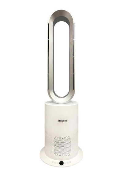 Haibrag Tp-09 Pro 4 Ü 1 Arada Isıtma, Soğutma, Hepa Filtre & Hava Temizleme Kanatsız Zemin Tipi Fan Beyaz