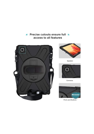 Microsonic Apple Uyumlu iPad  Pro 10.5 Kılıf (A1701-A1709-A1852) Siyah