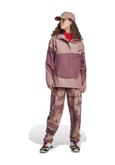 Adidas Terrex Xploric 2.5l Climaproof Anorak Kadın Pembe Kapüşonlu Ceket Pembe