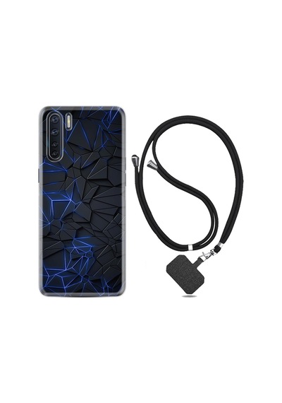 Oppo A91 Kılıf Boyun Askılı Karmaşık 1874