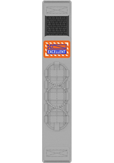 Samsung Watch Active 2 40 MM Uyumlu - Kordon 20 MM Örgülü Halat Tasarımlı Naylon Kumaş Hasır Kordon Krd-112 - Mavi