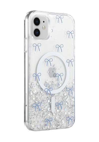 Onegif Apple Apple iPhone Uyumlu 11 Misk Simli Magsafe Kapak - Desen 3 - Desen 3