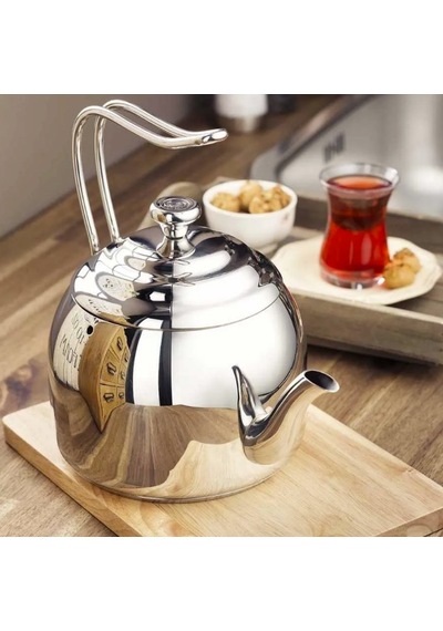 Korkmaz A053 Droppa Demlik 2 Lt Inox