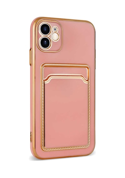 Apple Uyumlu iPhone 11 Kılıf Zore Bark Kartlıklı Kapak Mavi
