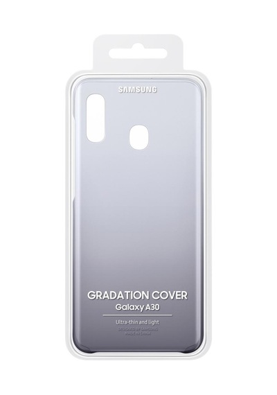 Galaxy A30 İle Uyumlu Siyah Koruyucu Kılıf Ef-aa305cbegww