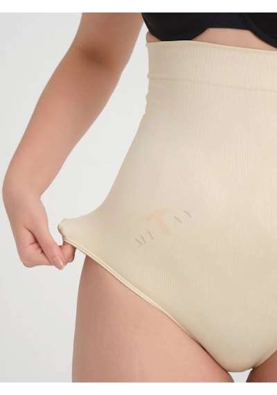 Genculus Toparlayıcı Doğum Sonrası Korse  Altı Slip Korse Yüksek Bel