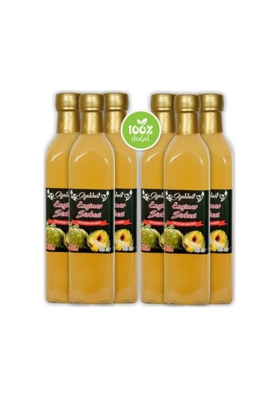 Enginar Sirkesi %100 Katkısız 6'lı Set Doğal Fermente