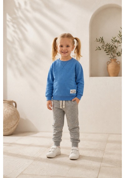 Eray Alp Kids Unisex Çocuk Alt Üst Takım Mavi