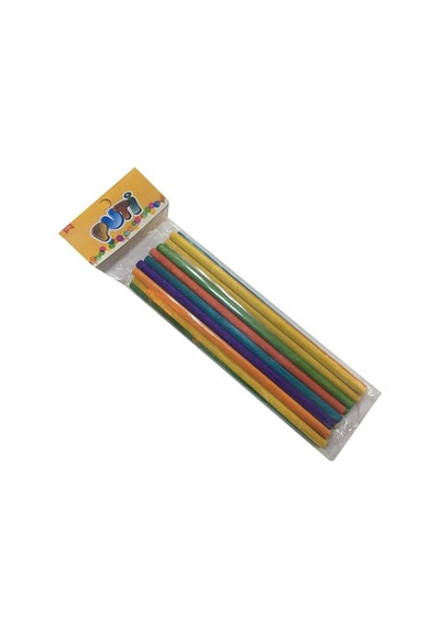 Puti Ahşap Çöp Çubuğu Renkli 24 Lü 4704