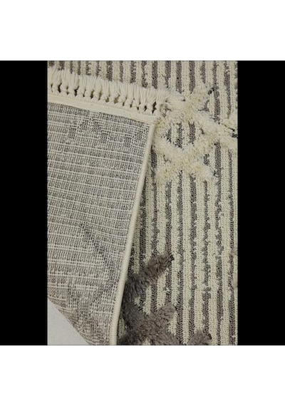 Hoom Rugs Step 2205 Gri İskandinav Halı Gri