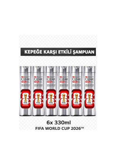 Men Kepeğe Karşı Etkili Şampuan Scalp Edition Fifa World Cup 330 Ml X6
