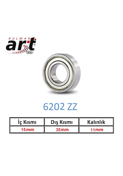 Art 6202 Zz Rulman 15x35x11