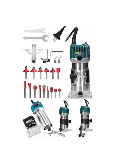 Staxx S35MFS 3500 W 6 MM Mini Freze Formika Traşlama Makinesi + 12 Uç