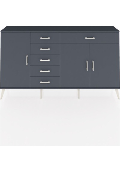 Arges Konsol 3 Raflı 6 Çekmeceli 3 Kapaklı 176x30x99 Antrasit-antrasit Antrasit - Antrasit Arges Konsol 3 Raflı 6 Çekmeceli 3 Kapaklı 176x30x99 Antrasit-antrasit Antrasit - Antrasit