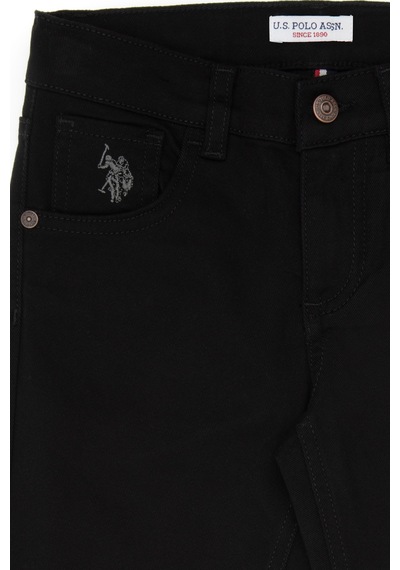 U.s. Polo Assn. Erkek Çocuk Siyah Pantolon Kanvas-chino 50317183-vr046 Siyah U.s. Polo Assn. Erkek Çocuk Siyah Pantolon Kanvas-chino 50317183-vr046 Siyah