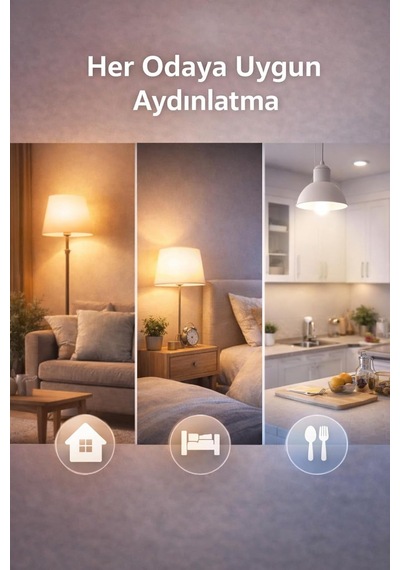 3 Renk Modlu 10w Led Ampul, E27 Duy, 3200k-4000k-6500k Diğer
