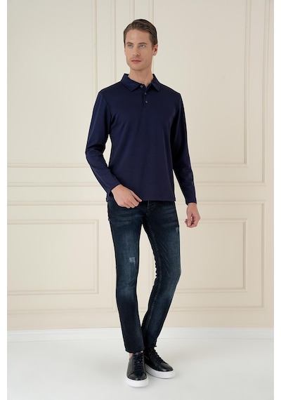 Efor Ts 893 Slim Fit Lacivert Spor T-shirt Lacivert Efor Ts 893 Slim Fit Lacivert Spor T-shirt Lacivert