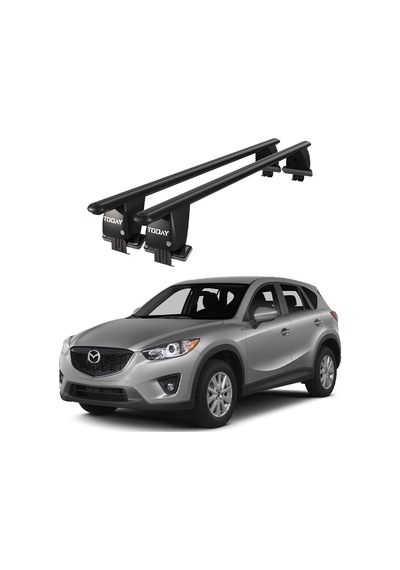 Royal Mazda Cx-5 2012-2015 Uyumlu Siyah Kilitli Ara Atkı Port Bagaj Tavan Barı