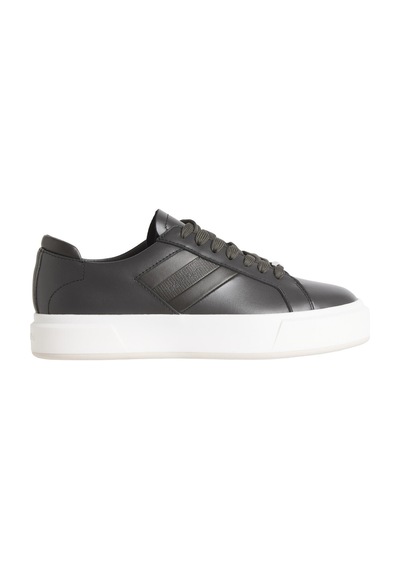 Calvin Klein Basket Cups Lace Up Logo Tape Gri Kadın Günlük Spor Ayakkabı