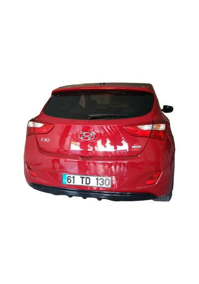 Hyundai İ30 (2011-2016) Arka Tampon Eki - Difüzör (Plastik)
