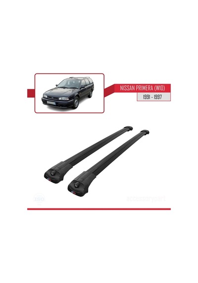 Nissan Primera W10 1991-1997 Arası İle Uyumlu Ace-1 Ara Atkı Tavan Barı Siyah