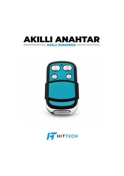 Akıllı Kodlanabilir Otopark Bariyer Garaj Kepenk Kumandası 433 Mhz 4 Tuşlu 1 Adet